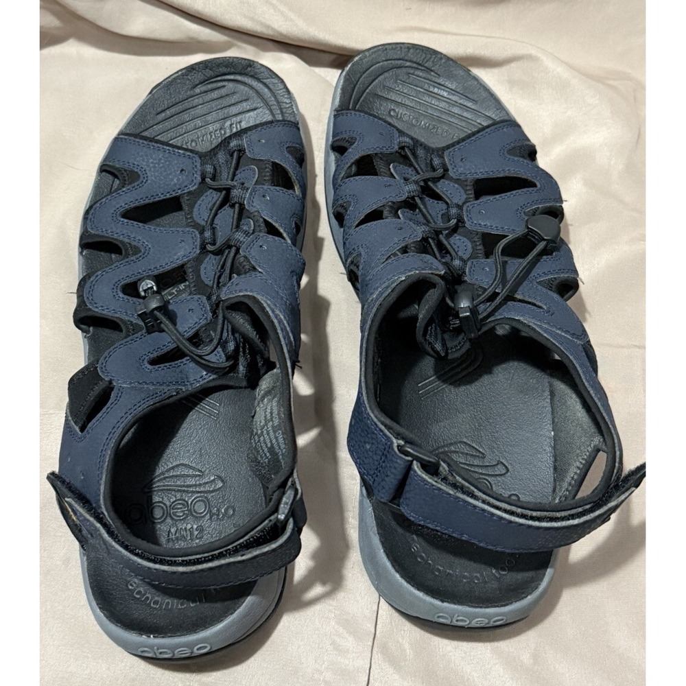 Abeo Sandals BIO System‎ Size 12m  Navy Slip On